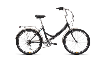 Изображение Велосипед Forward VALENCIA 24 2.0 (черный, оранжевый/24 "/16.0 ")-2022 года RBK22FW24075