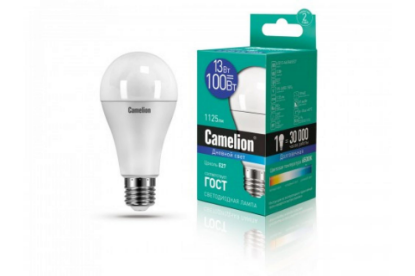 Изображение Лампа светодиодная Camelion LED13-A60/865/E27 Е27 6500К 13 Вт