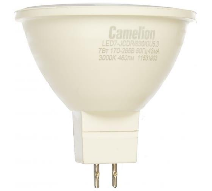 Изображение Лампа светодиодная Camelion LED7-JCDR/830/GU5.3 GU5.3 3000К 7 Вт