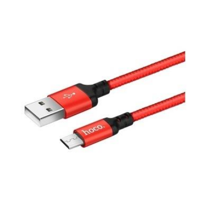 Изображение Кабель соединительный Hoco HC-62912 X14 USB 2.0 A Micro USB 2.0 B красный, черный 2 м
