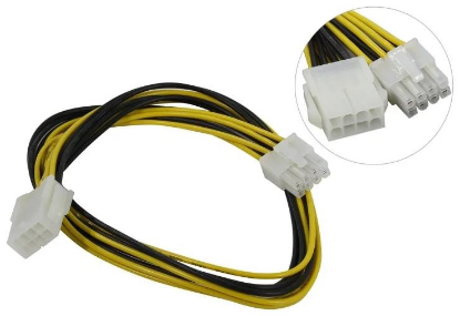 Изображение Кабель удлинительный Espada E8pinEXTCabMb50 8-pin EPS12V 8-pin EPS12V разноцветный 0,5 м