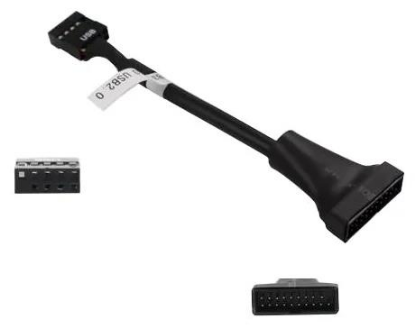 Изображение Переходник Espada EPOW10pin20pin USB 2.0 (10pin) USB 3.0 (20pin) черный 0,15 м