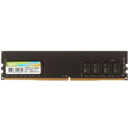 Изображение Оперативная память 8 GB DDR4 Silicon Power SP008GXLZU320B0A (25600 МБ/с, 3200 МГц, CL16)