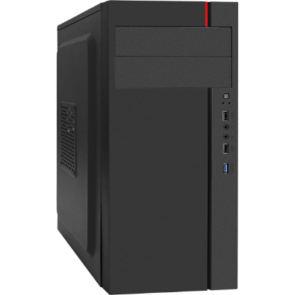 Изображение Корпус ExeGate AA-440U-AA500 (mATX, ATX, Mini-ITX, черный, 500 Вт)/(EX290187RUS)