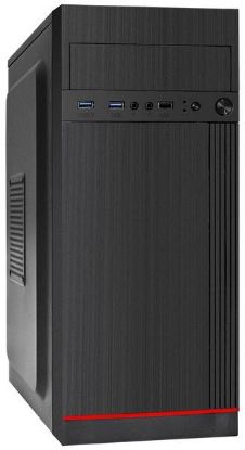 Изображение Корпус ExeGate AA-442U2 (ATX, черный, без БП)/(EX290174RUS)