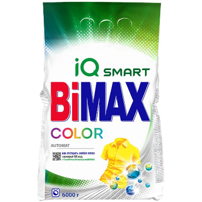 Изображение Стиральный порошок BiMAX Color  для цветного 6 кг