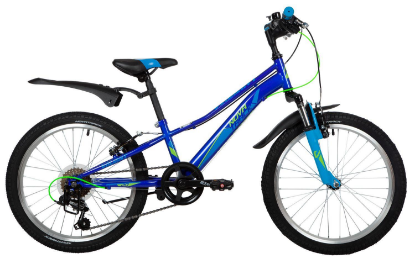Изображение Велосипед Novatrack Valiant 20 (синий/20 "/)-2022 года 20SH6V.VALIANT.BL22