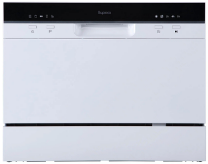 Изображение Посудомоечная машина Бирюса DWC-506/5 W (компактная, 6 комплектов, белый)