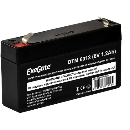 Изображение Аккумулятор для ИБП ExeGate DTM 6012