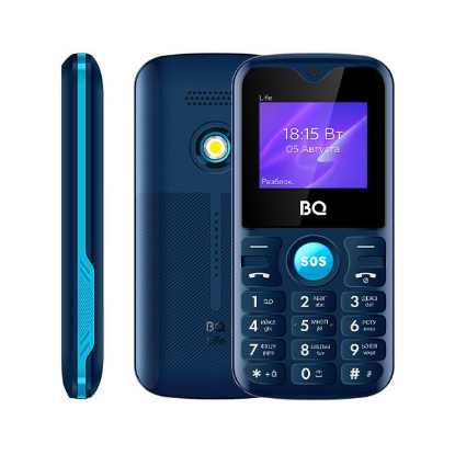 Изображение Мобильный телефон BQ 1853 Life,синий
