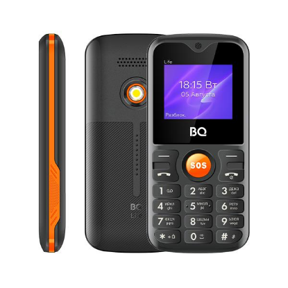Изображение Мобильный телефон BQ 1853 Life,оранжевый, черный