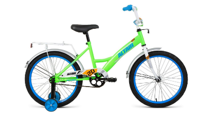 Изображение Велосипед Altair KIDS 20 (синий, ярко-зеленый/20 "/13.0 ")-2022 года IBK22AL20040