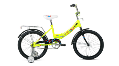 Изображение Велосипед Altair CITY KIDS 20 COMPACT (ярко-зеленый/20 "/13.0 ")-2022 года IBK22AL20036