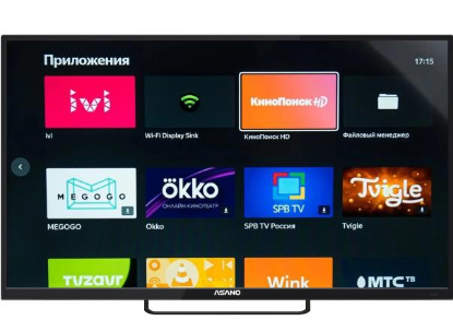 Изображение Телевизор Asano 43LU8120T  43" 4K UHD Smart TV черный