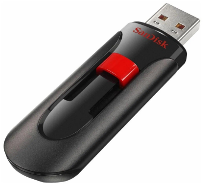 Изображение USB flash SanDisk Cruzer Glide,(USB 2.0/128 Гб)-черный (SDCZ60-128G-B35)