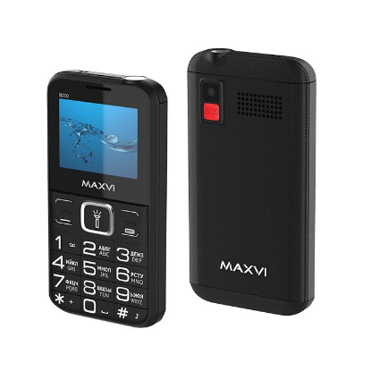 Изображение Мобильный телефон MAXVI B200,черный