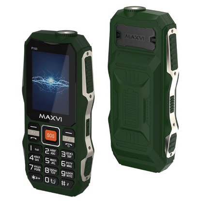 Изображение Мобильный телефон MAXVI P100,зеленый