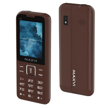 Изображение Мобильный телефон MAXVI K21,коричневый