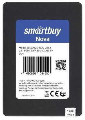 Изображение SSD диск SmartBuy Nova 120 Гб 2.5" (SBSSD120-NOV-25S3)