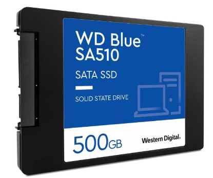 Изображение SSD диск Western Digital Blue SA510 500 Гб 2.5" (WDS500G3B0A)