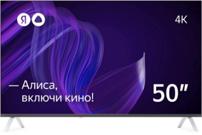 Изображение Телевизор Яндекс YNDX-00072 50" 4K UHD Smart TV черный