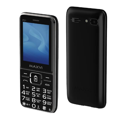 Изображение Мобильный телефон MAXVI P21,черный