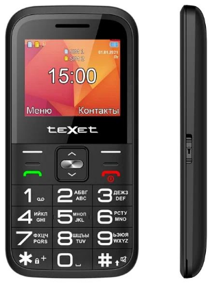 Изображение Мобильный телефон teXet TM-B418,черный