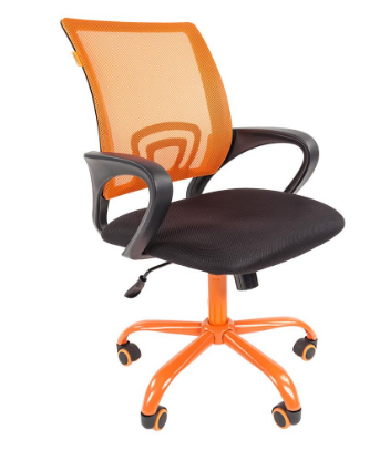 Изображение Компьютерное кресло Chairman 696 CMet черный, оранжевый