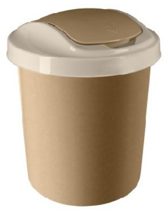 Изображение SVIP Контейнер для мусора "Ориджинал" 12 л кофейный SV4044КФ