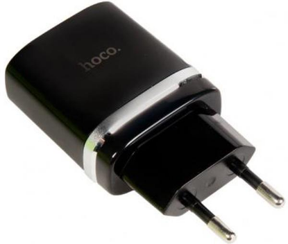 Изображение Сетевое зарядное устройство Hoco C12Q черный