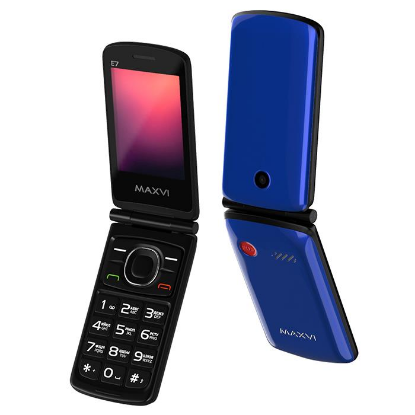 Изображение Мобильный телефон MAXVI E7,синий