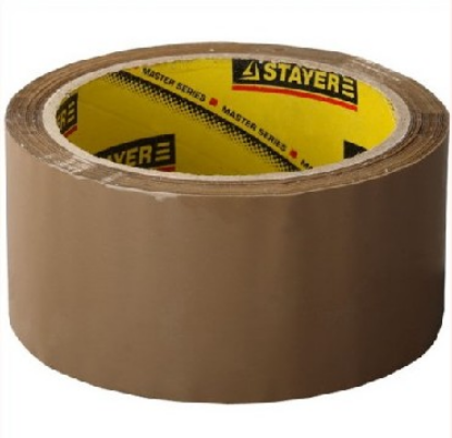 Изображение STAYER 1207-50 Лента клеящая коричневая, толщина 45мк