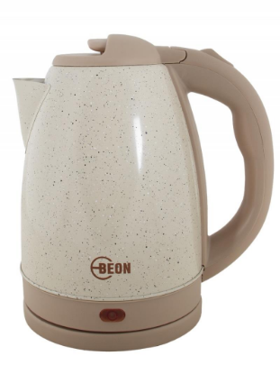 Изображение Электрический чайник Beon BN-3011 (2200 Вт/1,8 л /пластик, нержавеющая сталь/бежевый)