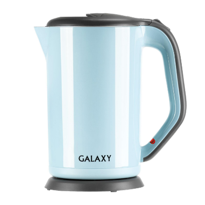 Изображение Электрический чайник Galaxy GL0330 (2000 Вт/1,7 л /пластик, нержавеющая сталь/голубой)