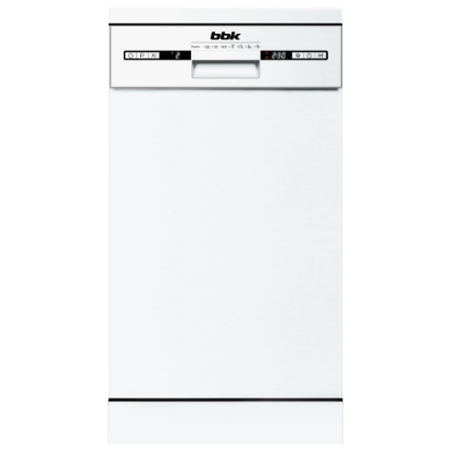 Изображение Посудомоечная машина BBK 45-DW119D (отдельностоящая, 9 комплектов, белый)