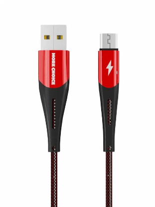 Изображение Кабель More Choice Smart K41Sm USB 2.0 A Micro USB 2.0 B красный, черный 1 м