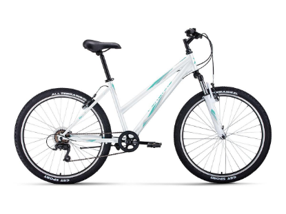 Изображение Велосипед Forward IRIS 26 1.0 (белый, бирюзовый/26 "/17.0 ")-2022 года RBK22FW26737