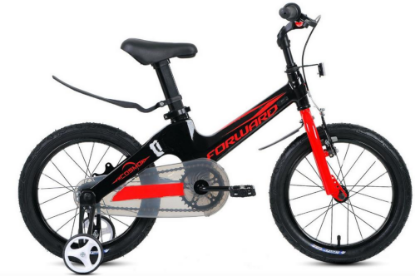 Изображение Велосипед Forward Cosmo 16 (красный, черный/16 "/)-2022 года IBK22FW16175