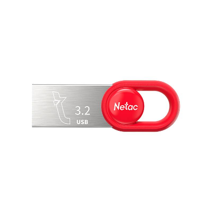 Изображение USB flash NETAC UM2,(USB 3.2/64 Гб)-красный (NT03UM2N-064G-32RE)