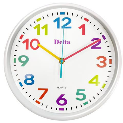 Изображение Настенные часы DELTA DT7-0015 белый