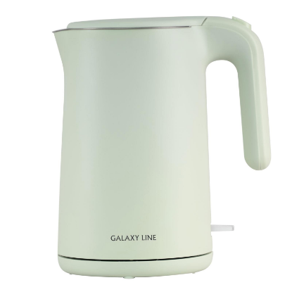 Изображение Электрический чайник Galaxy GL0327 (1800 Вт/1,5 л /пластик, нержавеющая сталь/мятный)