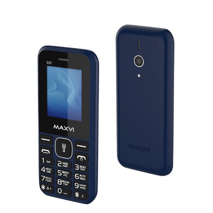 Изображение Мобильный телефон MAXVI C27,синий
