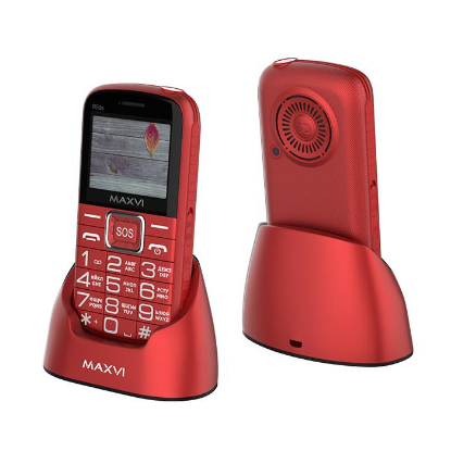 Изображение Мобильный телефон MAXVI B5ds,красный