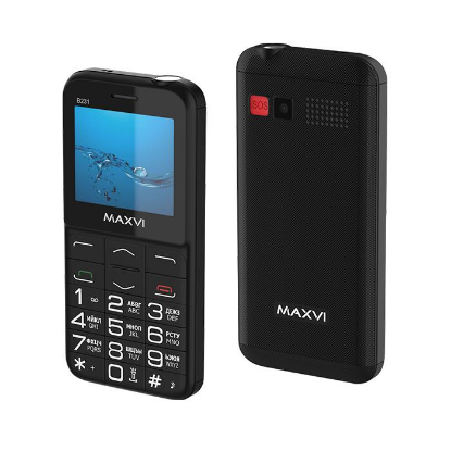 Изображение Мобильный телефон MAXVI B231,черный