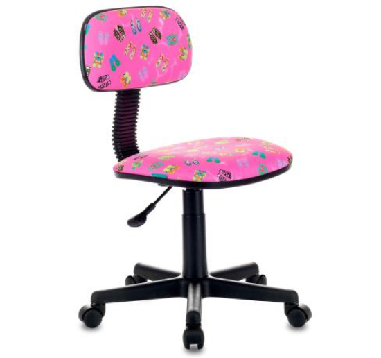 Изображение Компьютерное кресло Бюрократ CH-201NX сланцы FlipFlop_P розовый, принт