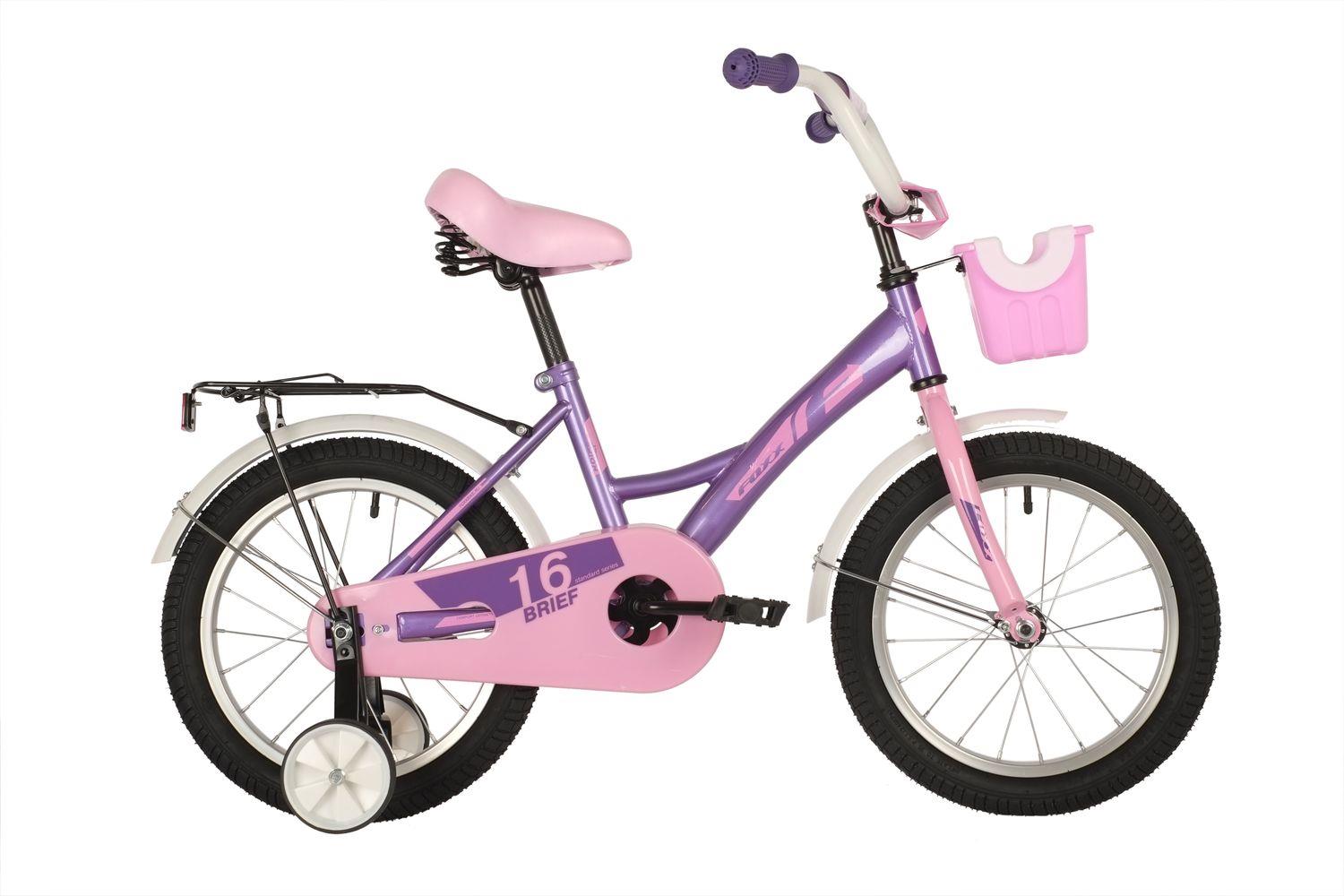 Изображение Велосипед Foxx Brief 16 (145843) (фиолетовый/16 "/10.5 ")-2021 года 164BRIEF.PR21