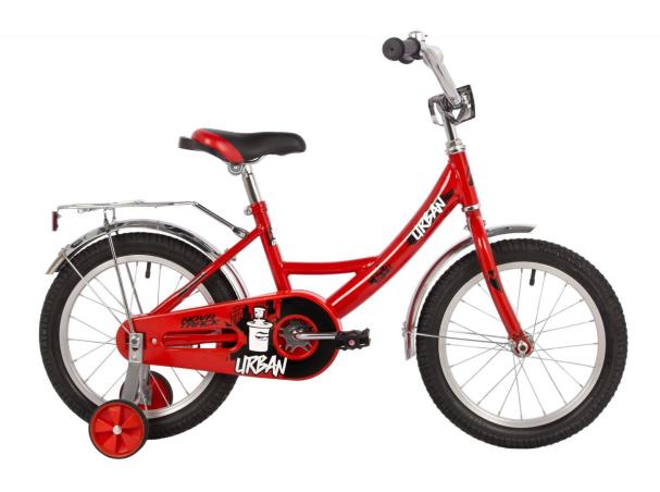 Изображение Велосипед Novatrack Urban 16 (153716) (красный/16 "/10.5 ")-2022 года 163URBAN.RD22