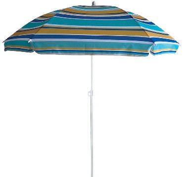 Изображение ЭКОС Зонт пляжный BU-61 диаметр 130 см, складная штанга 170 см 999361