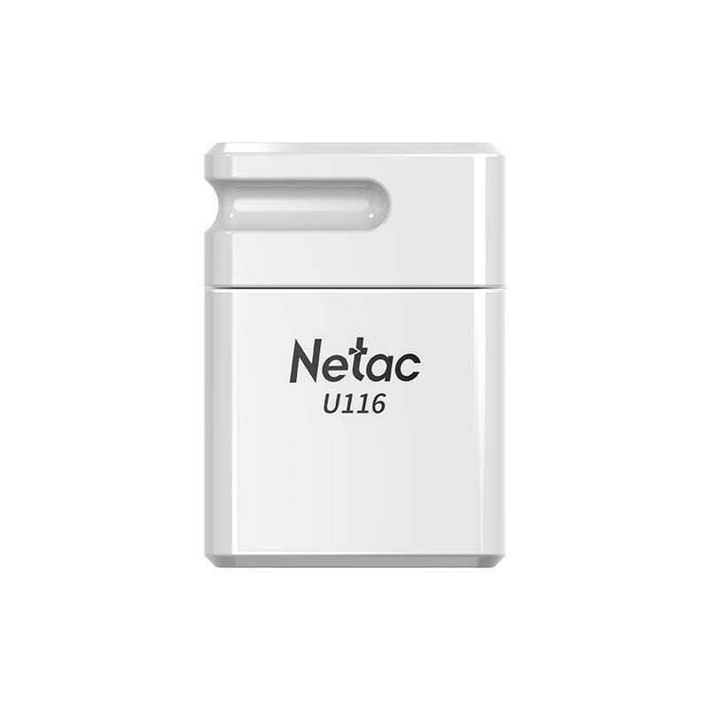 Изображение USB flash NETAC U116,(USB 2.0/16 Гб)-белый (NT03U116N-016G-20WH)