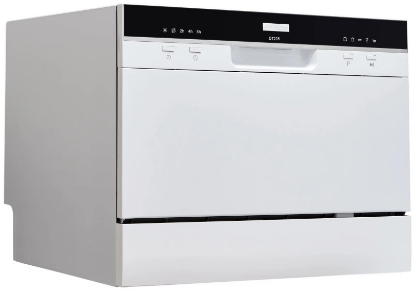 Изображение Посудомоечная машина Hyundai DT205 (компактная, 6 комплектов, белый)